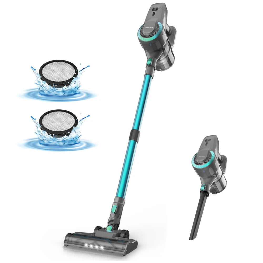 YISORA N300 Cordless Upright Vacuum Cleaner, 40 Minute Battery