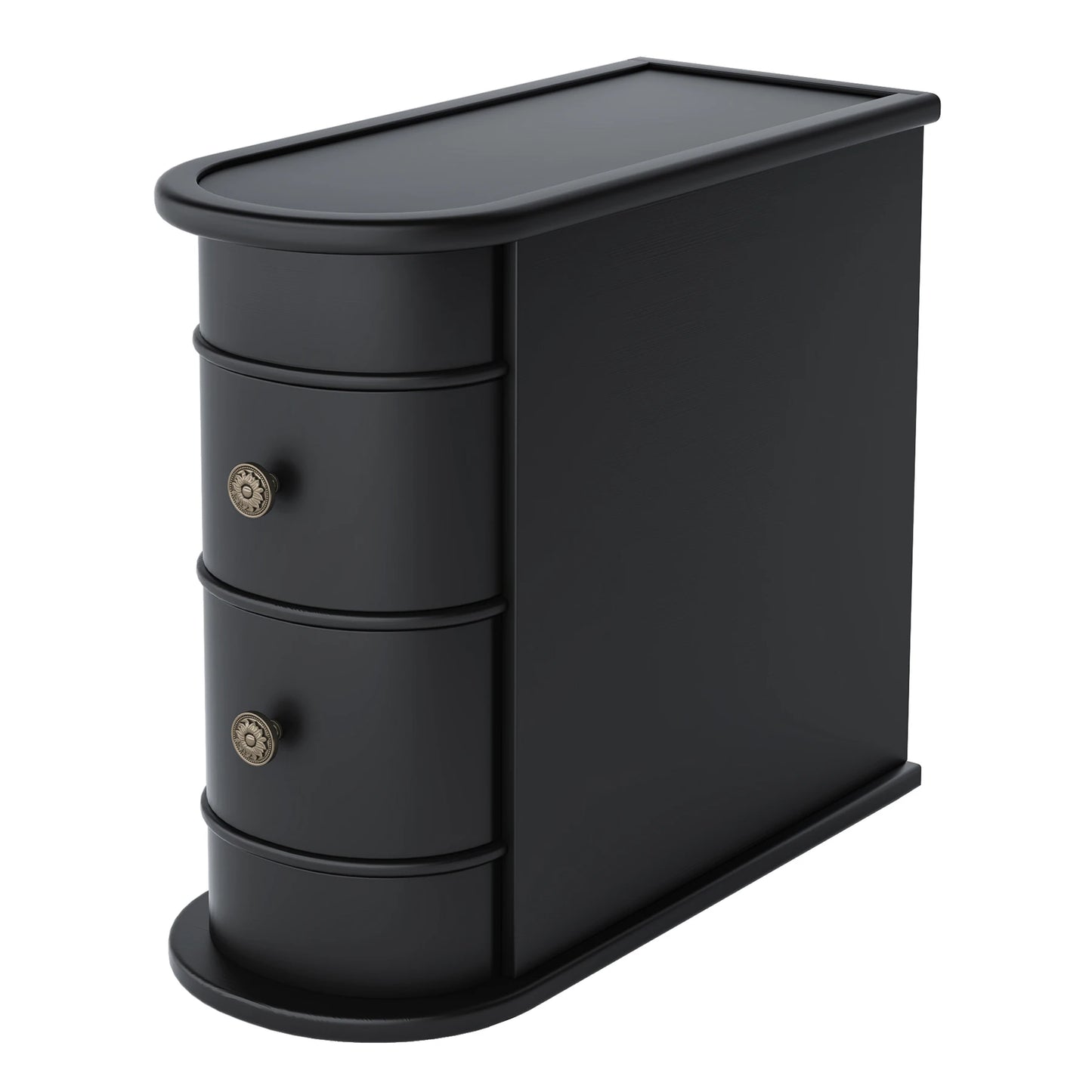 Tribesigns Modern Solid Wood Side Table With Storage Drawer