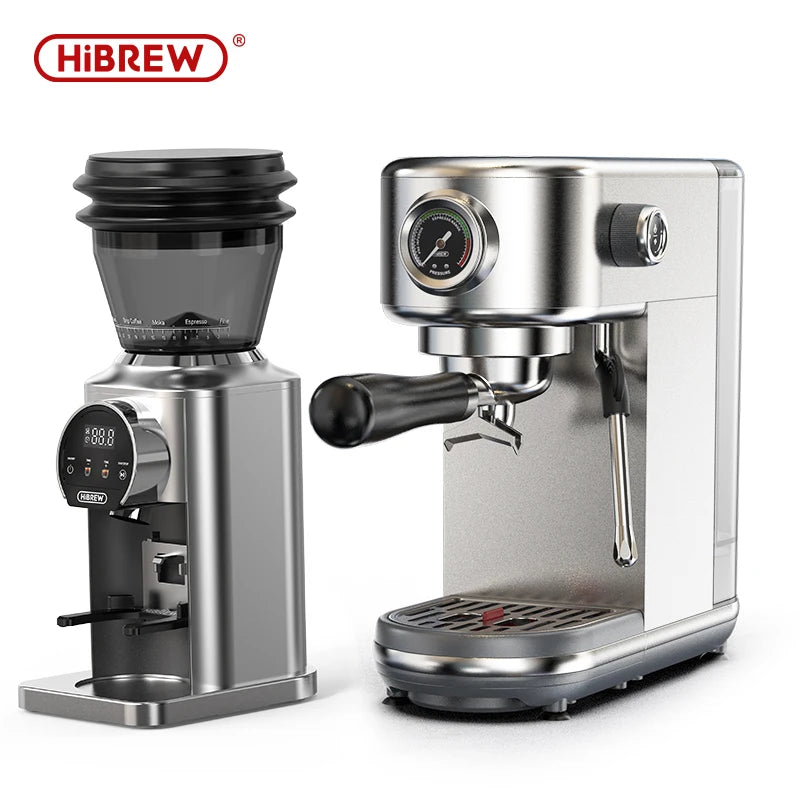 HiBREW H10B Semi Automatic Espresso Machine With Adjustable Temperature