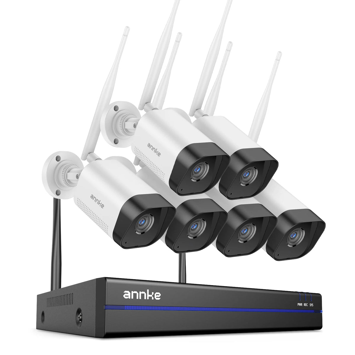 ANNKE 8MP 16 Channel Wireless CCTV Camera System With NVR