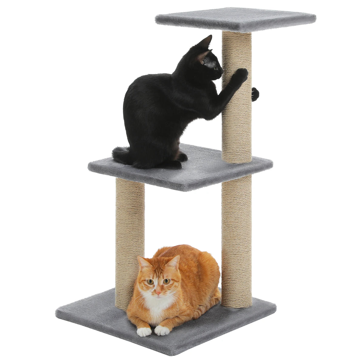PAWZ Road Indoor Cat Tree Tower with Scratching Posts and Hammock