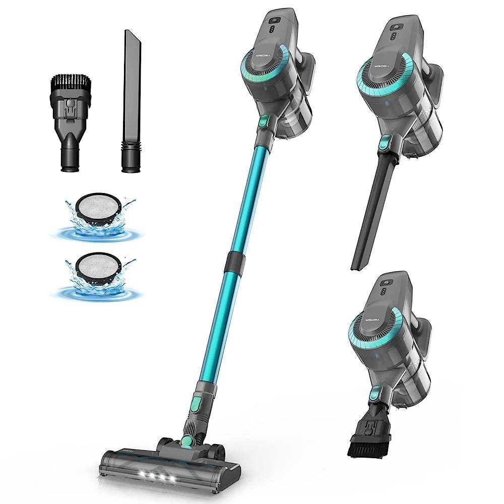 DEVOAC Cordless Stick Vacuum Cleaner With HEPA Filter For Home