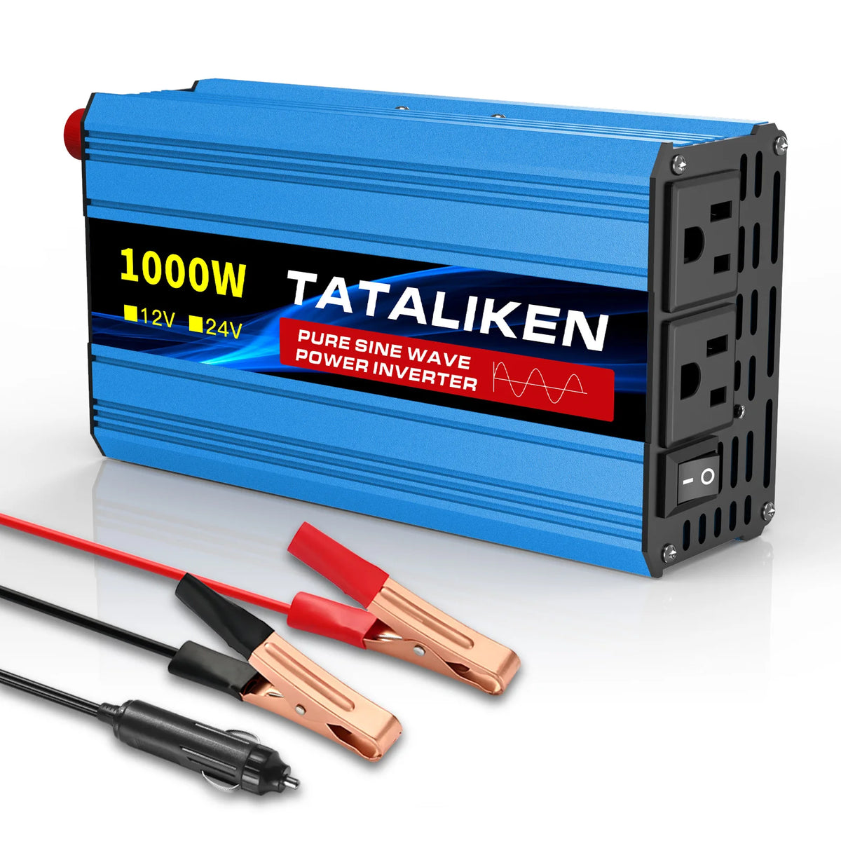 Tataliken Pure Sine Wave Power Inverter Voltage Converter