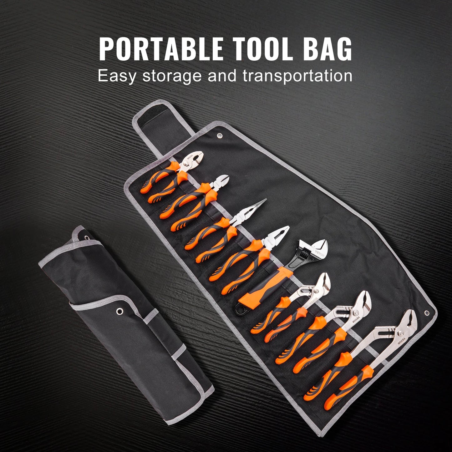 SucceBuy Premium High Carbon Steel Multipurpose Pliers Set Kit