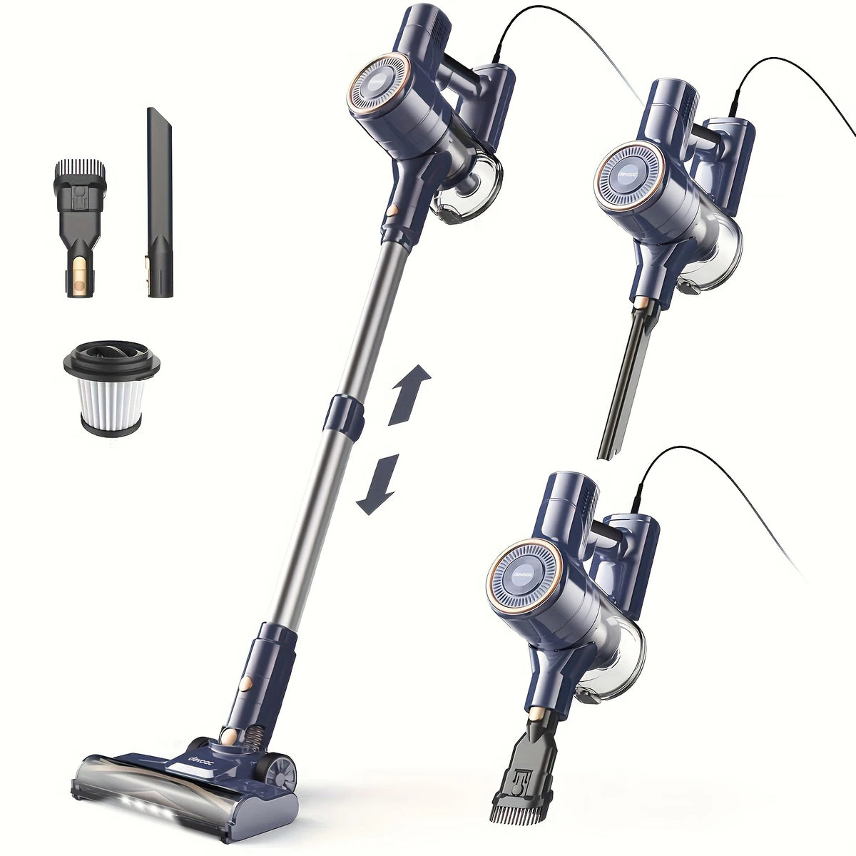 Inse I8 Corded Stick Vacuum Cleaner With HEPA Filter