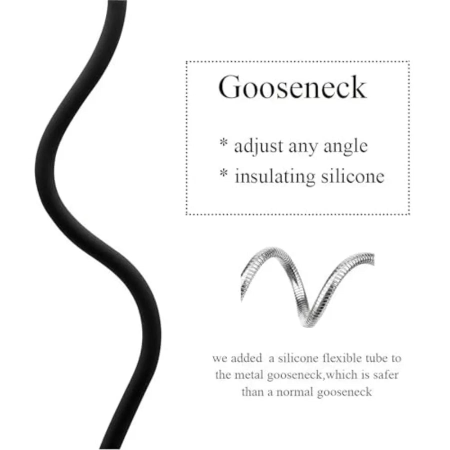 Flexible LED Sewing Machine Light Featuring Magnetic Gooseneck Mount