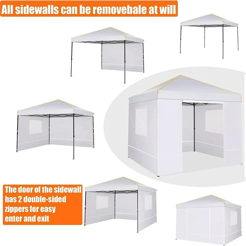 Tooluck Pop Up Canopy Tent With Sidewalls And Mosquito Net