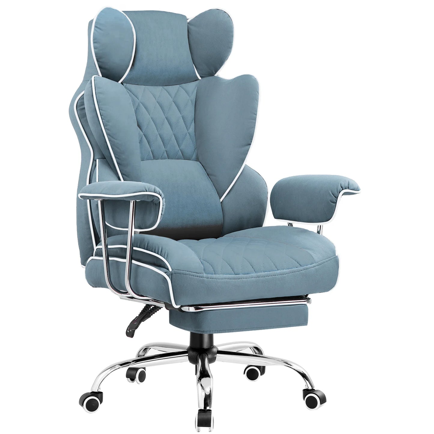 Comhoma Ergonomic Gaming Chair With Lumbar Support And Footrest
