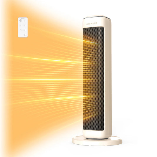 Airmate Ceramic Tower Space Heater With Thermostat Control