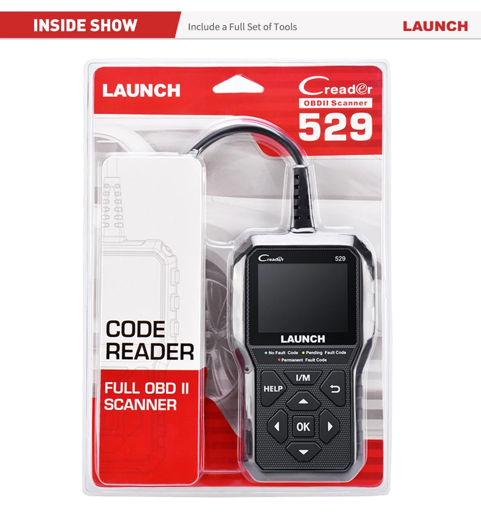 LAUNCH CReader 529 OBD2 Automotive Diagnostic Code Reader Scanner