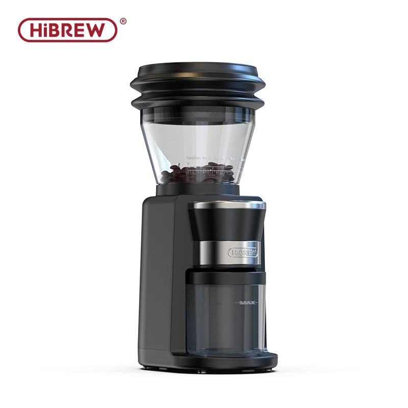HiBrew Automatic Burr Electric Coffee Grinder With 34 Settings