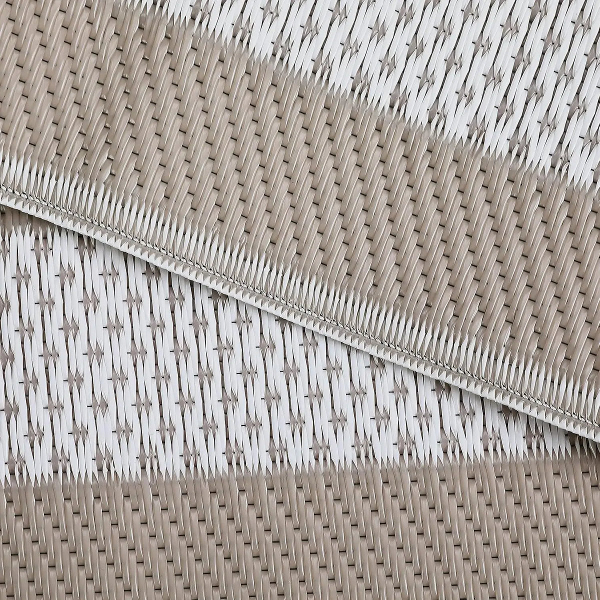 TWISTER.CK Waterproof Reversible Plastic Outdoor Rug for Patio and Camping