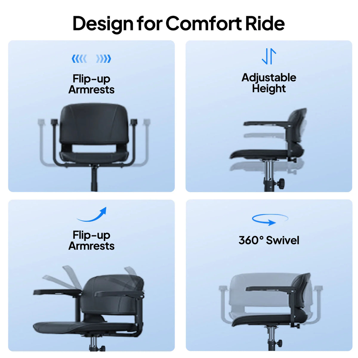Lightweight Folding Electric Mobility Scooter for Seniors with Long Range