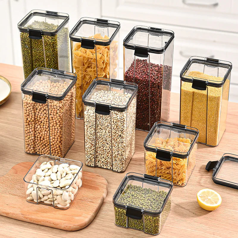 Sealed Jars Kitchen Grain Storage Organizer Moistureproof Acryl