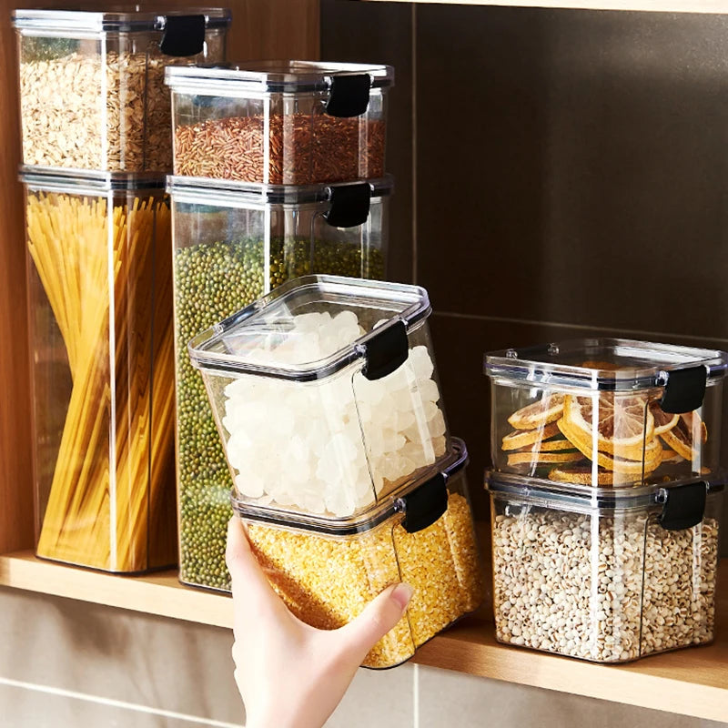 Sealed Jars Kitchen Grain Storage Organizer Moistureproof Acryl