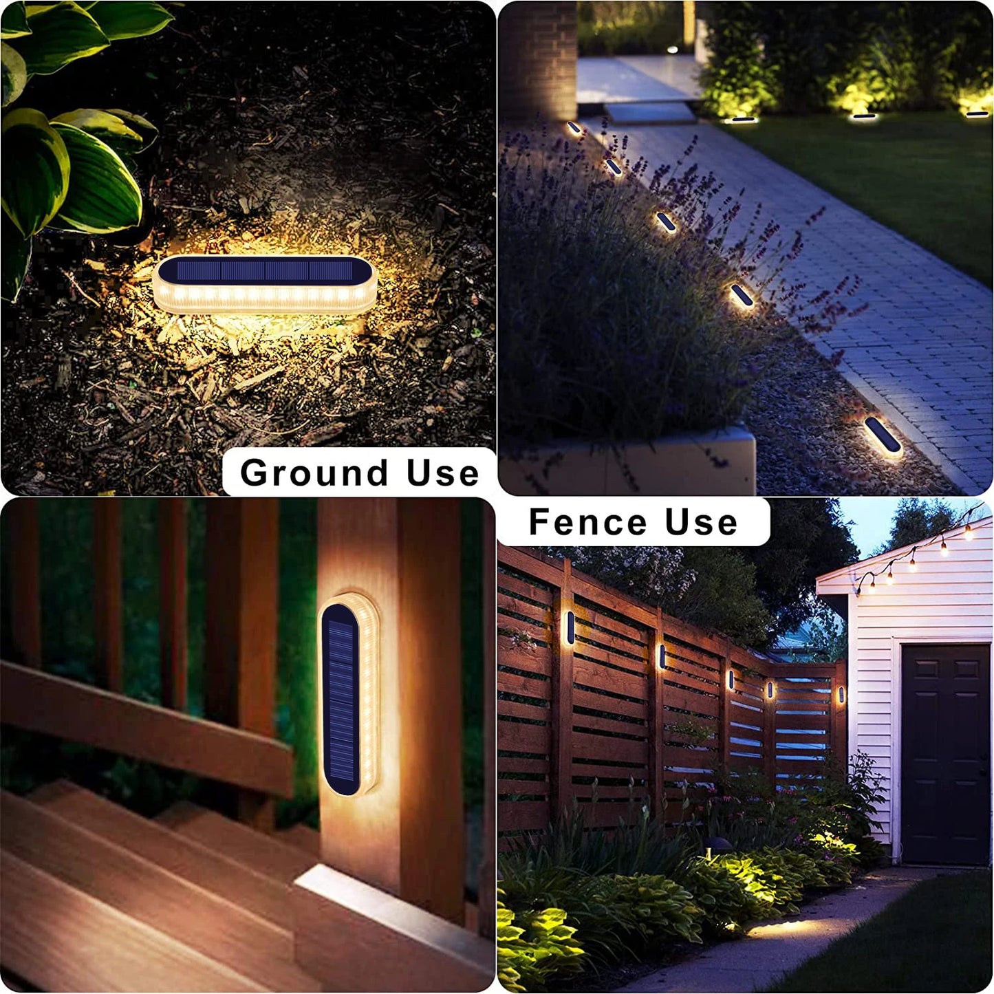 Premium Solar Deck Steps IP68 Waterproof Anti Pressure Auto Lighting