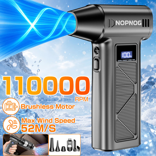 Portable Turbo Jet Blower Air Duster for Cars and Electronics