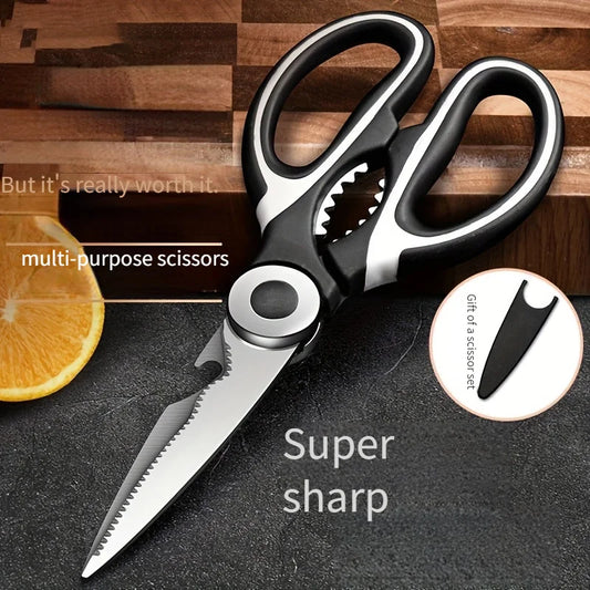 Stainless Steel Multifunction Kitchen Scissors For Fish And Meat