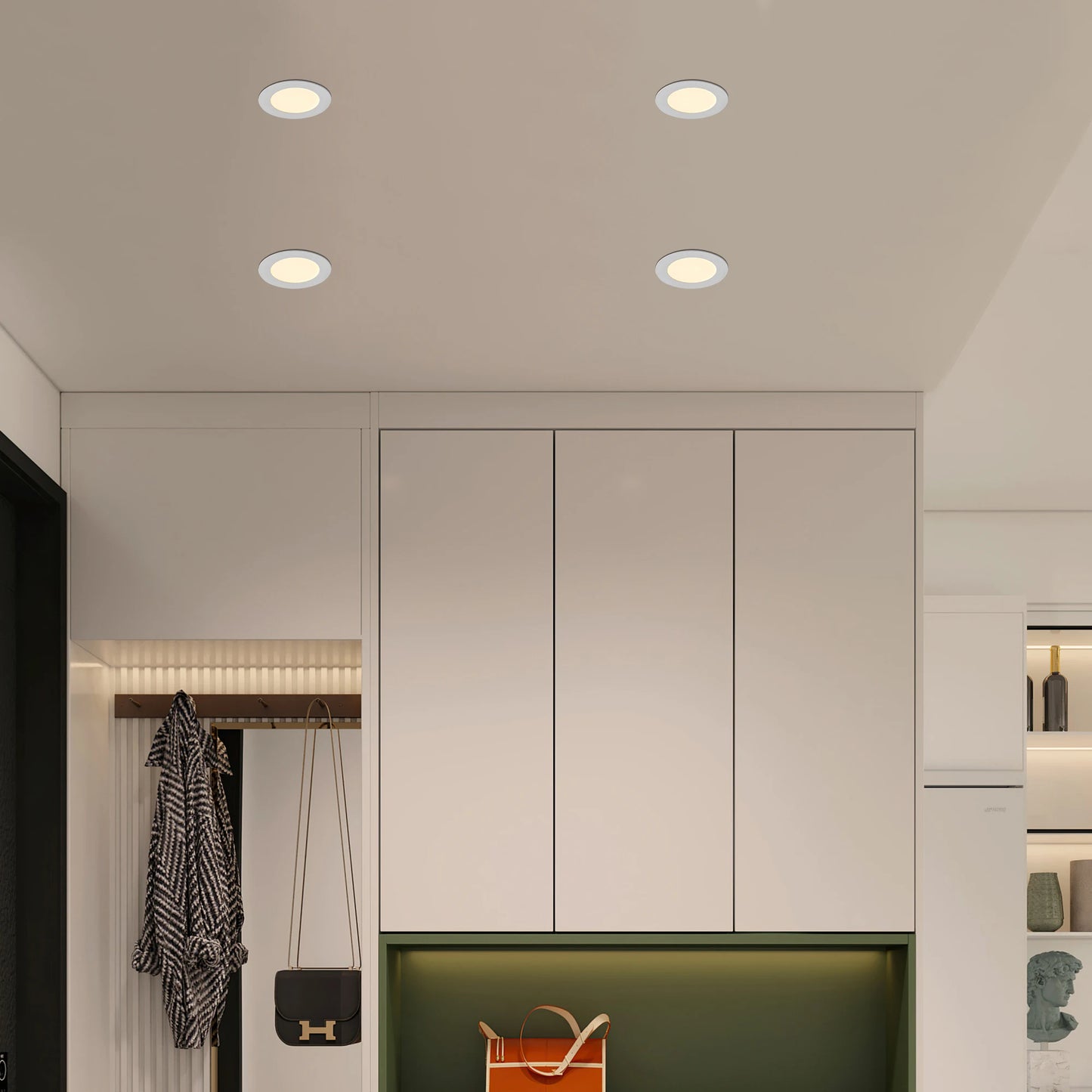 ARLGSITE Dimmable LED Recessed Ceiling Downlights With Junction Box