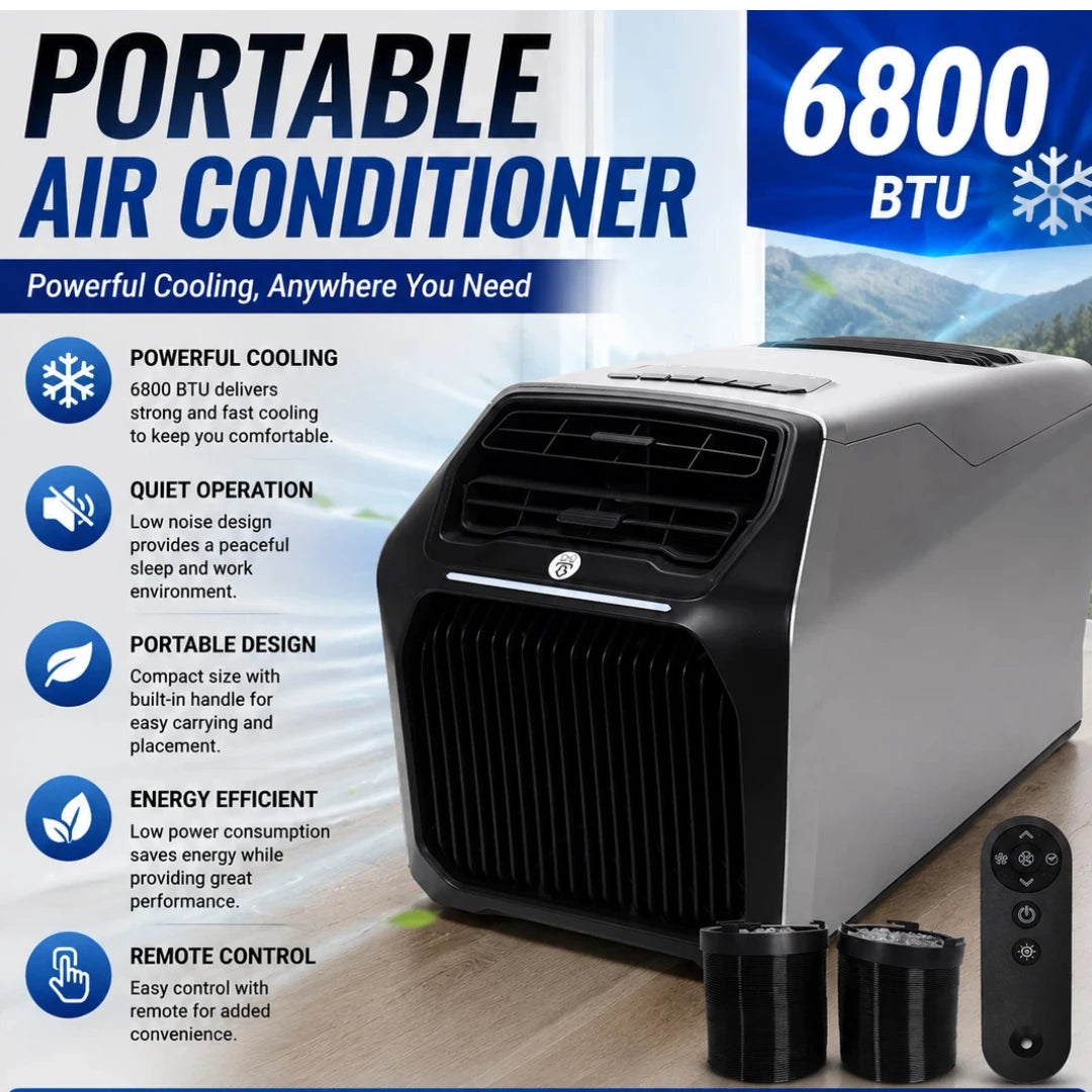 Portable Air Conditioner With Heating for RVs, Tents and Camping