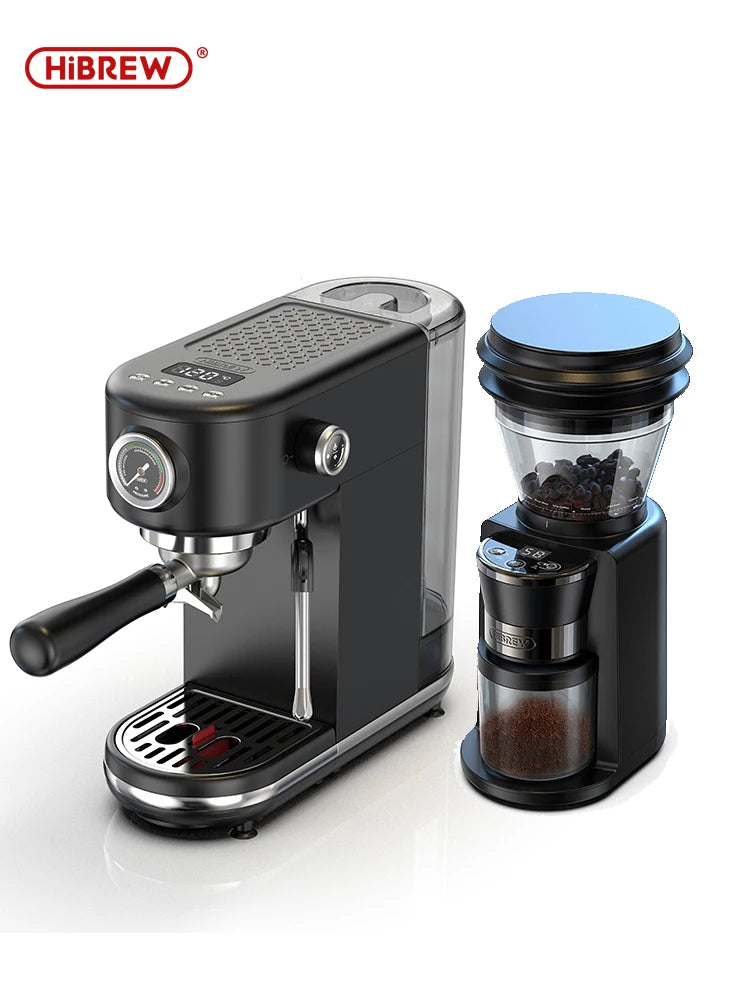 HiBREW H10B Semi Automatic Espresso Machine With Adjustable Temperature