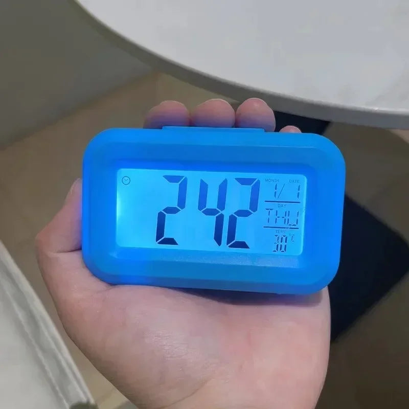 LED Digital Alarm Clock With Calendar Desk Clock Bedroom Decor