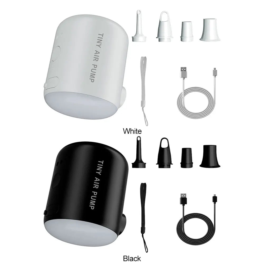 Camping Light Electric Air Pump for Inflating and Deflating Mattresses