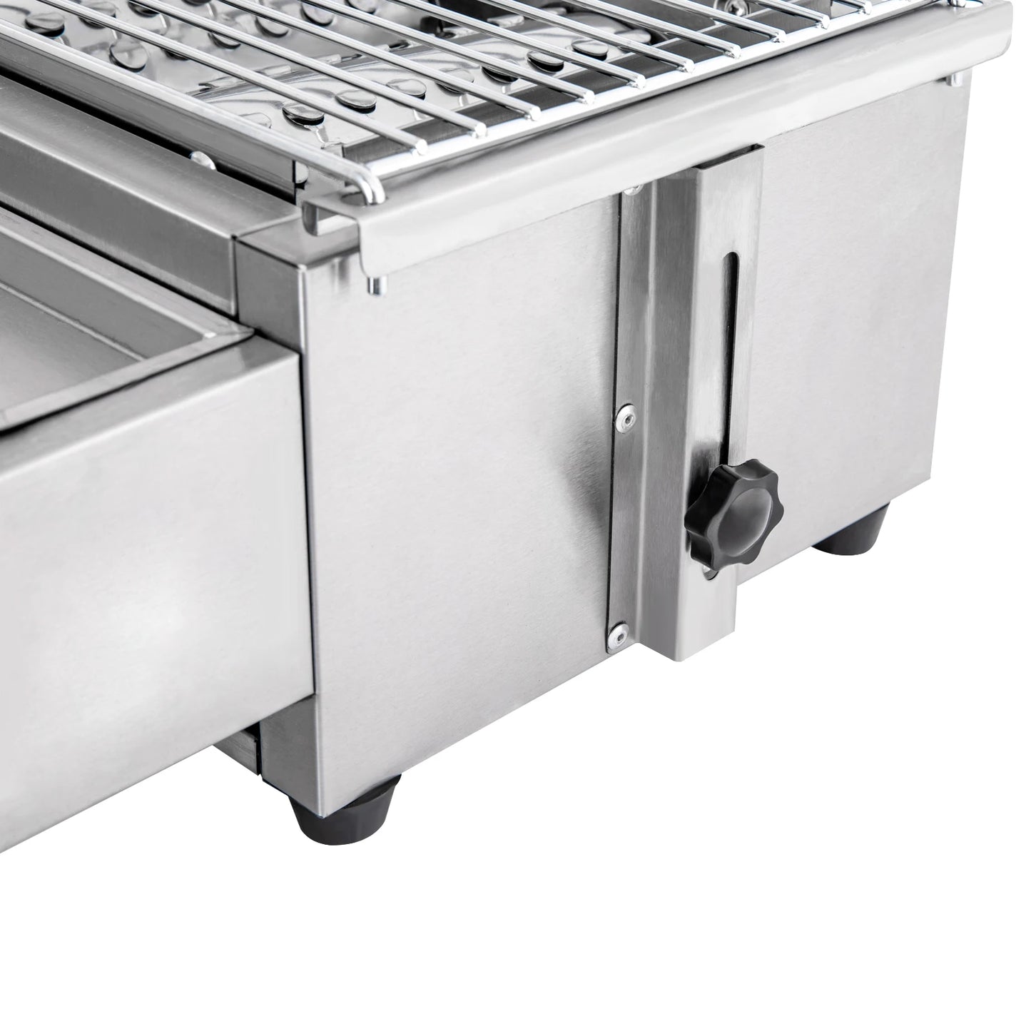 Portable 4-Burner Tabletop Stainless Steel Gas Grill Smokeless
