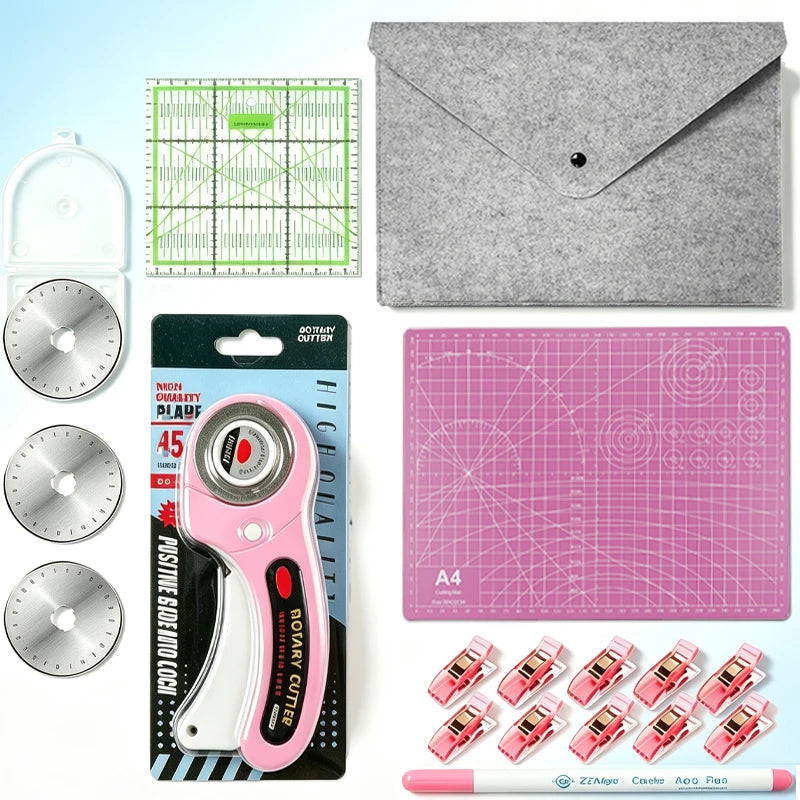 Professional Rotary Cutter And Cutting Board Sewing Set