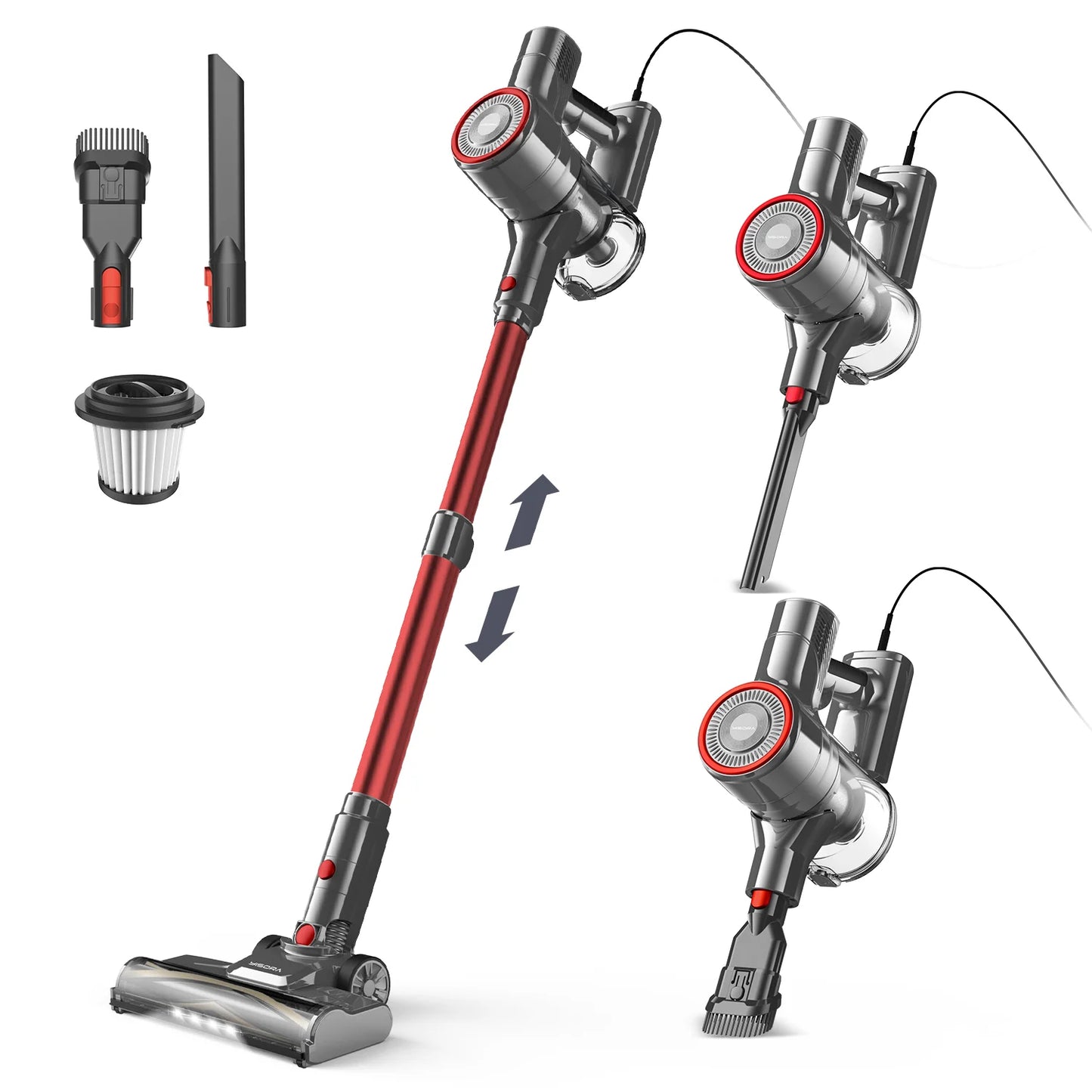 INSE I8 Corded Vacuum Cleaner 6 In 1 Lightweight Handheld