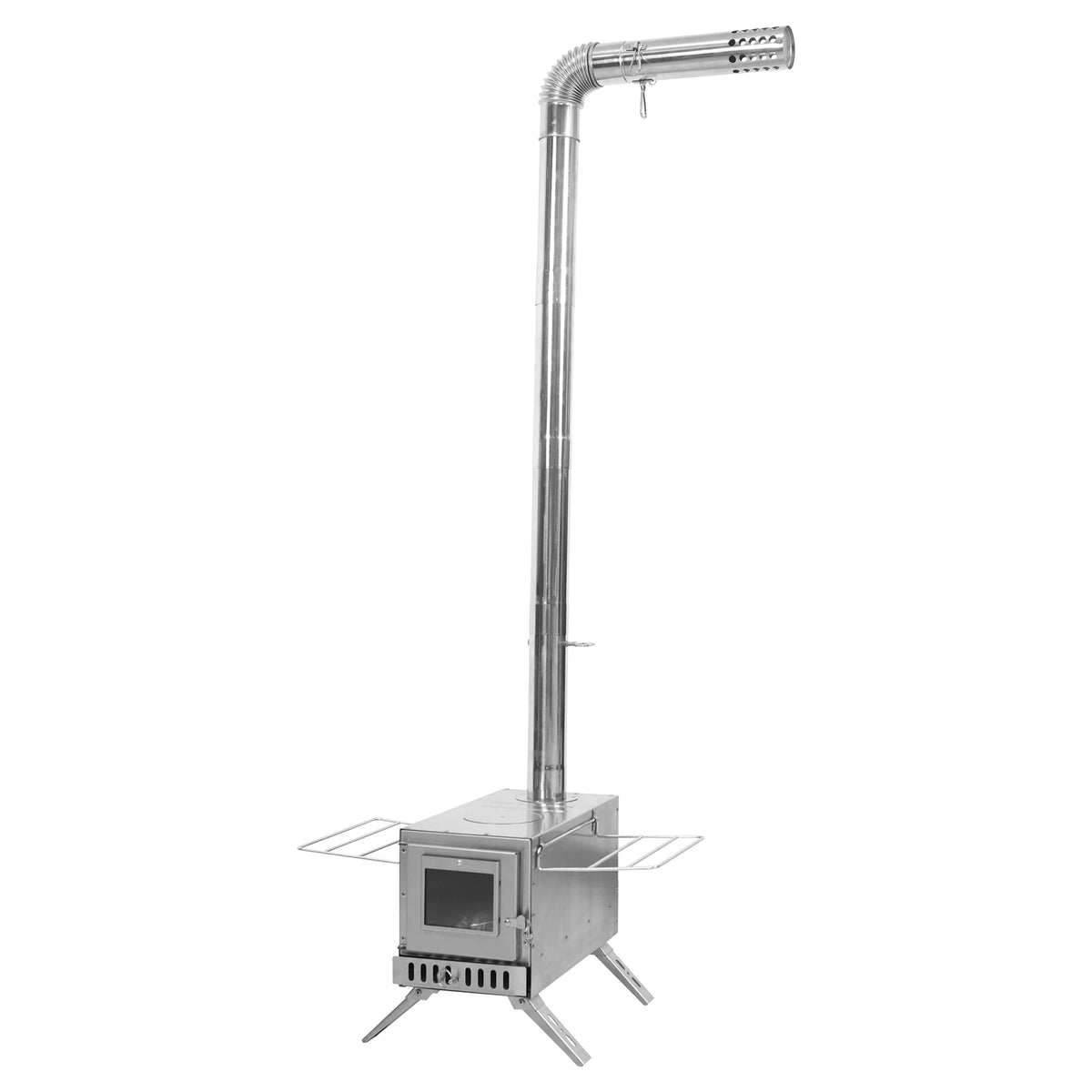 Portable Wood Burning Hot Tent Stove for Outdoor Cooking