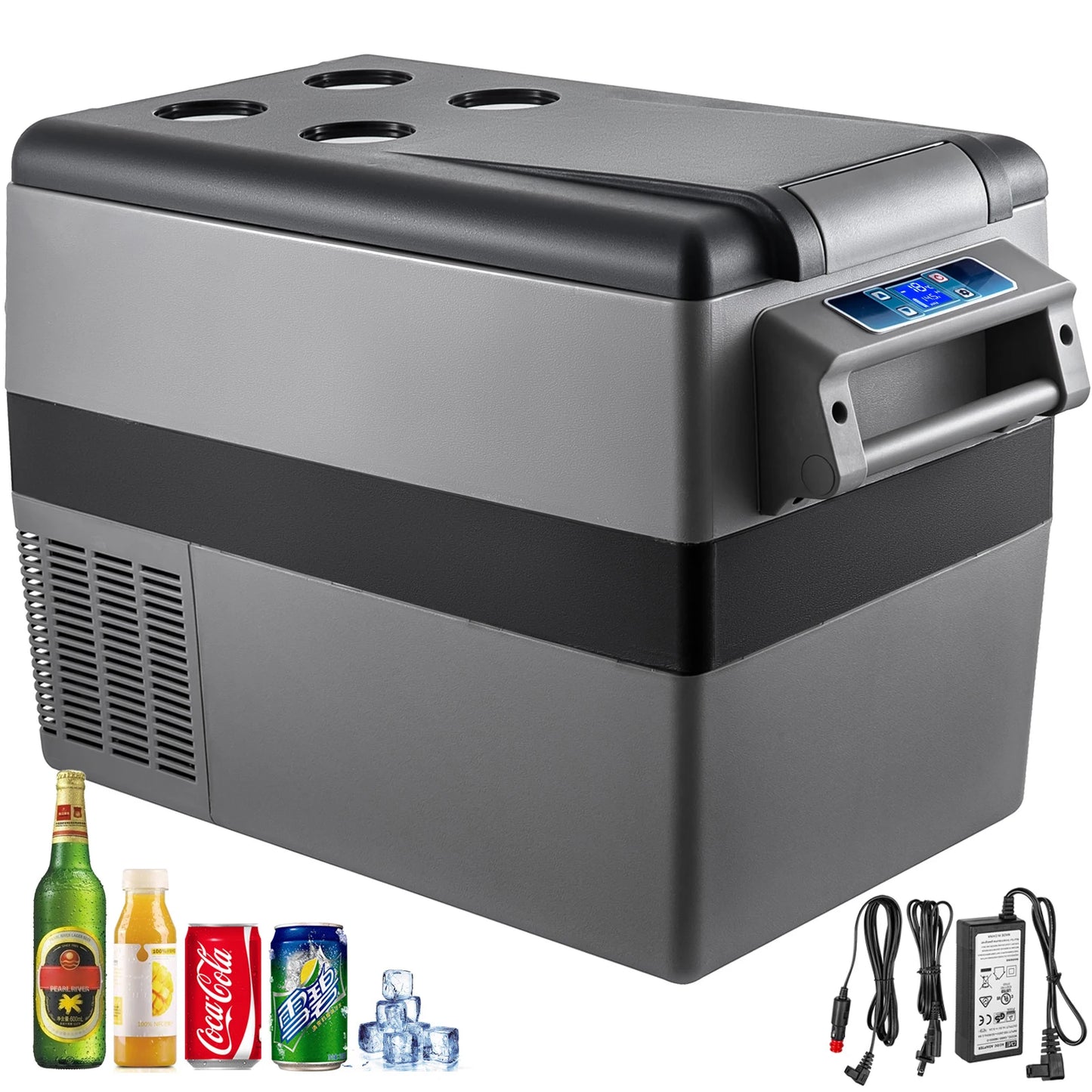 SucceBuy Portable Car Refrigerator Freezer Compressor Cooler DC12V