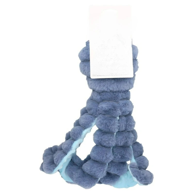 Octopus Plush Dog Toy With Squeaker For Chewing And Fetch