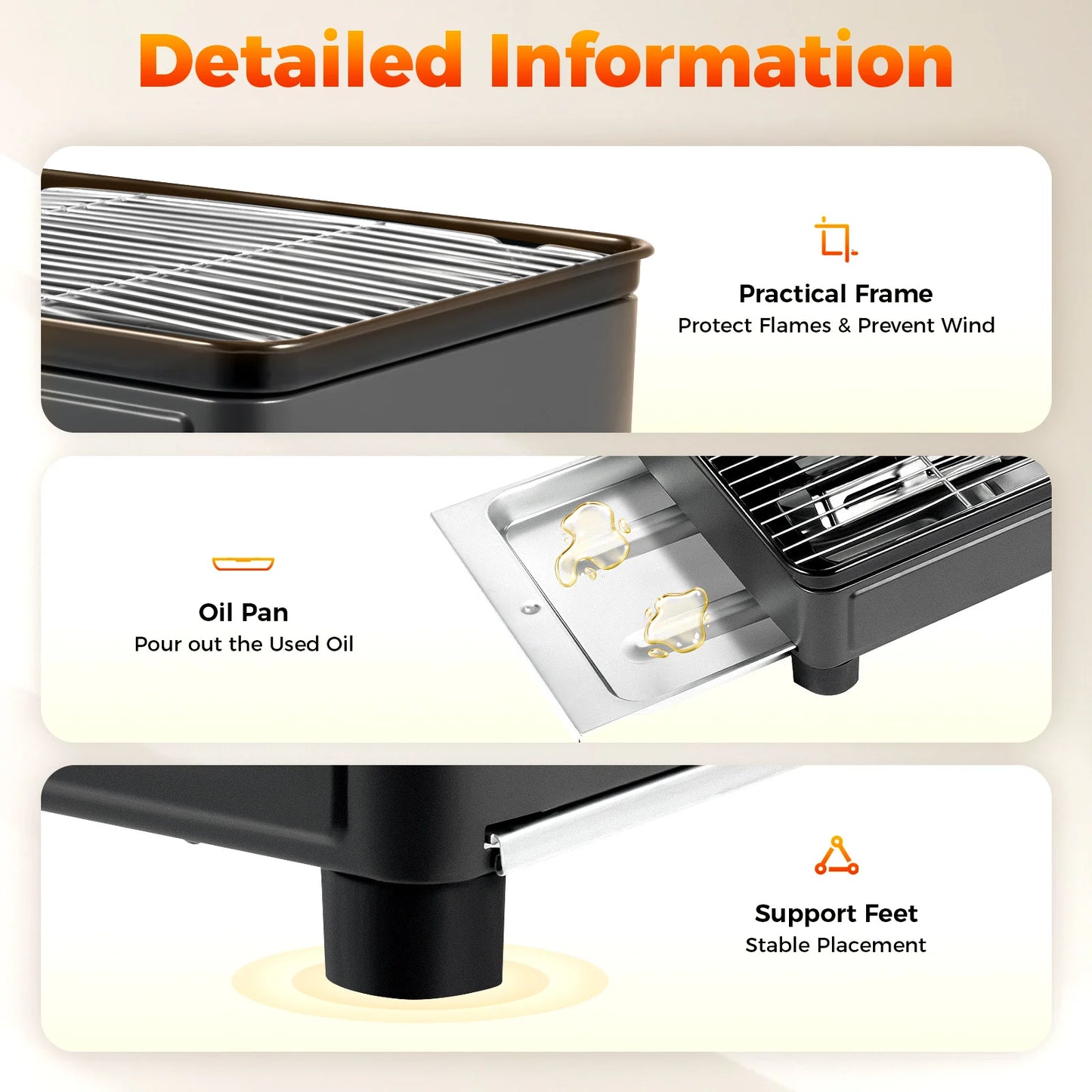 Portable Butane Camping Grill Stove For Hiking And Trekking
