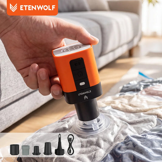 ETENWOLF AIR 3SE Portable Inflator Deflator Pump for Camping Mats