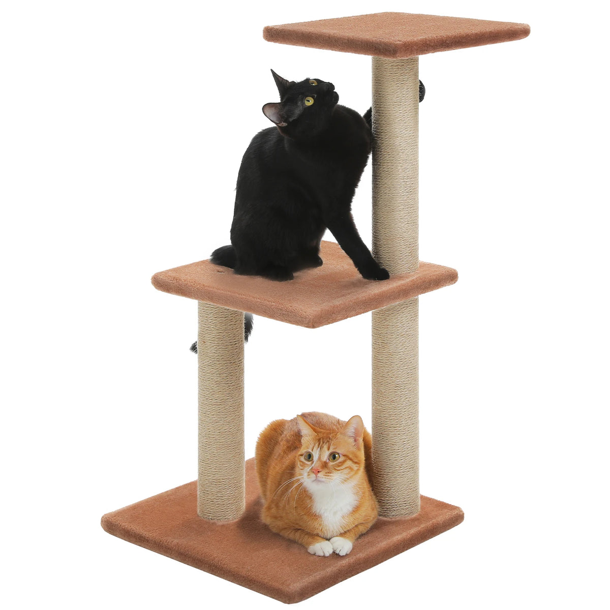 PAWZ Road Indoor Cat Tree Tower with Scratching Posts and Hammock