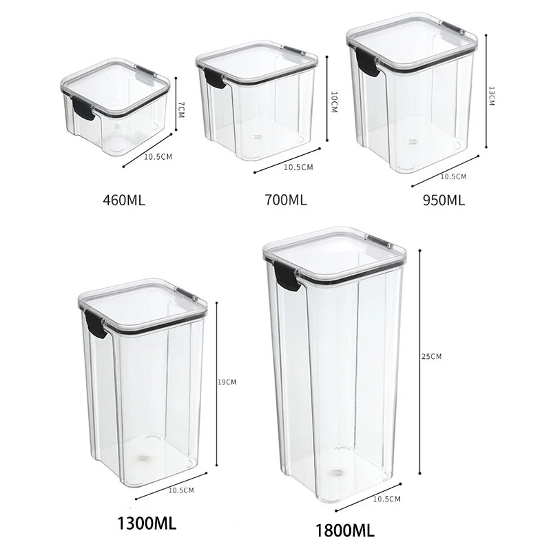Sealed Jars Kitchen Grain Storage Organizer Moistureproof Acryl