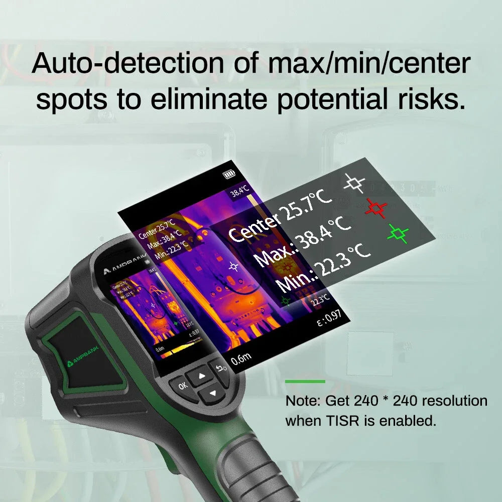 AMPBANK Handheld Thermal Imaging Camera for HVAC and Electrical Diagnostics