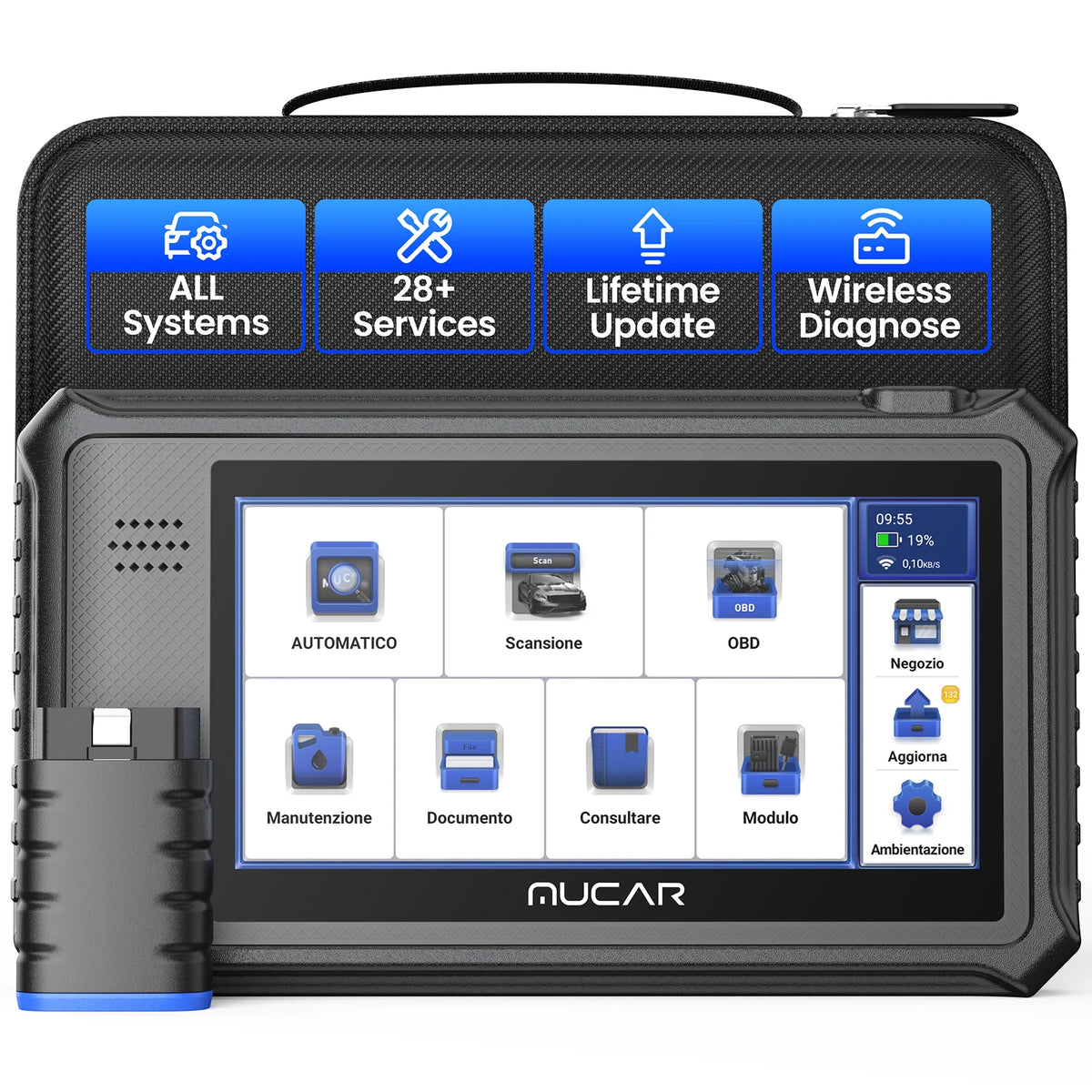 THINKCAR MUCAR VO6 Professional OBD2 Scanner Full System Diagnostic Tool