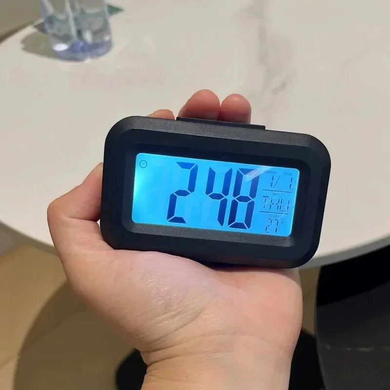 LED Digital Alarm Clock With Calendar Desk Clock Bedroom Decor