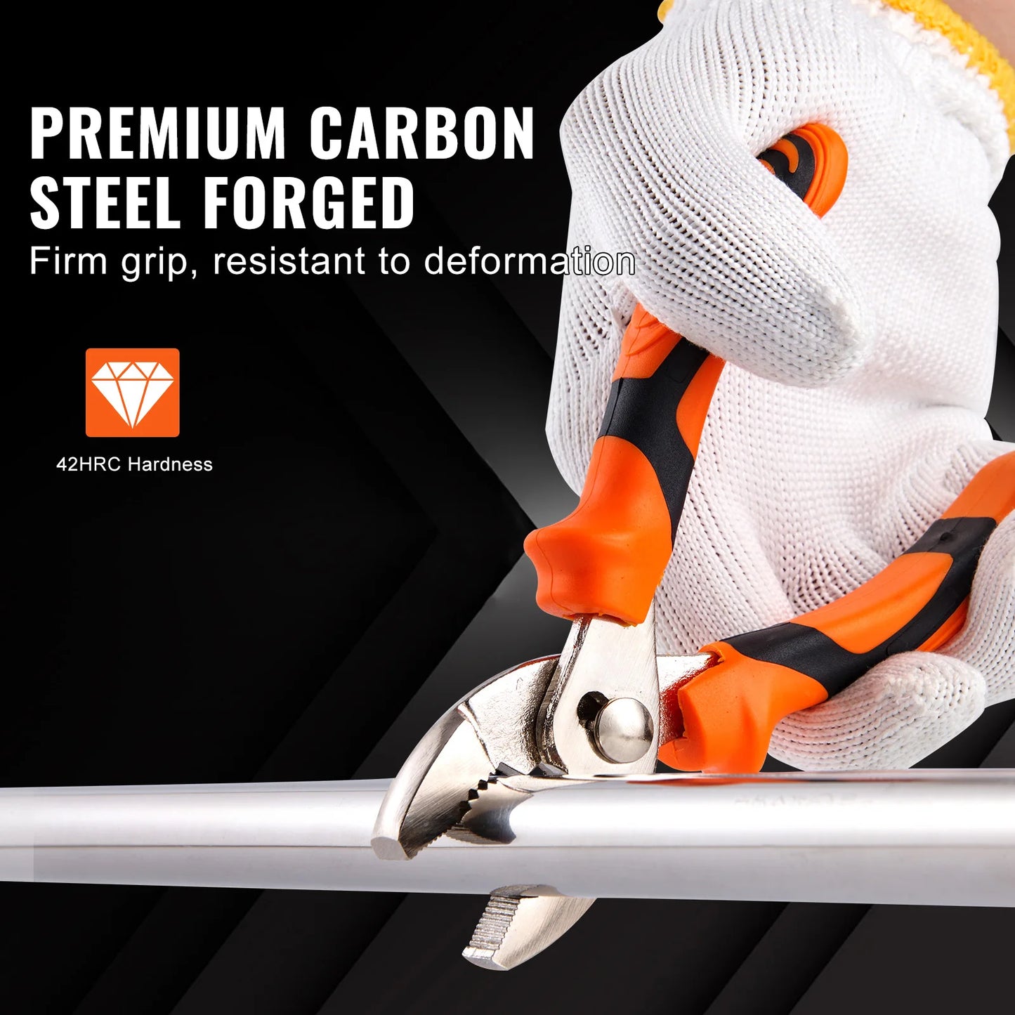 SucceBuy Premium High Carbon Steel Multipurpose Pliers Set Kit