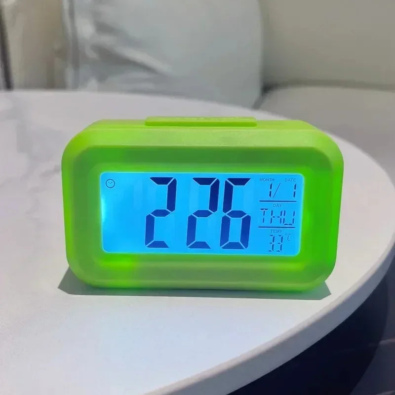 LED Digital Alarm Clock With Calendar Desk Clock Bedroom Decor