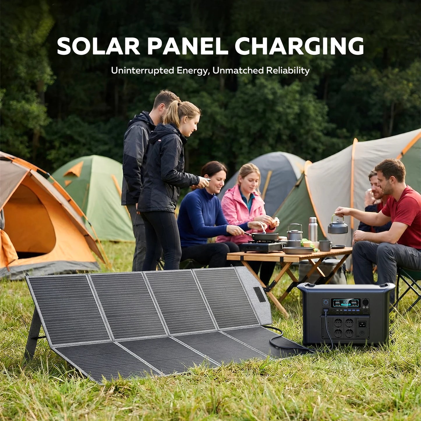 Ctolity 2400W Portable Power Station 2000Wh LiFePO4 Pure Sine Wave