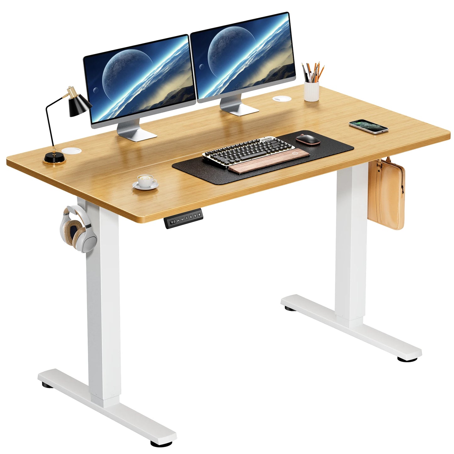 JHK Electric Standing Desk Height Adjustable Ergonomic Office Worktable