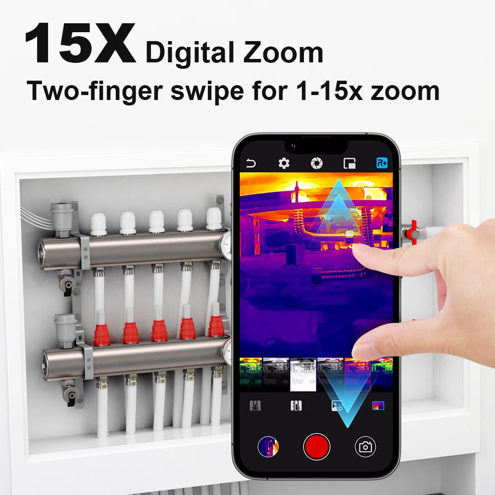 NOHAWK Portable Thermal Imaging Camera for HVAC and Home Inspection