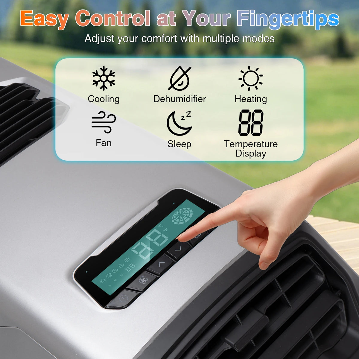 Portable Air Conditioner With Heating for RVs, Tents and Camping