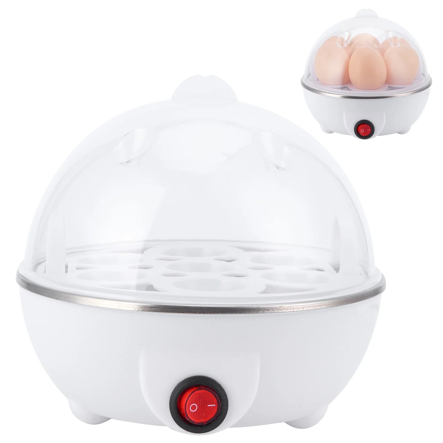 Romellar Electric Egg Boiler Multifunction Cooker Poacher For Kitchen