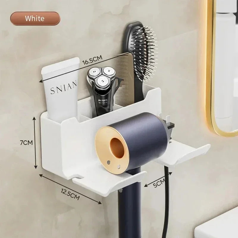 AEHOME Hair Dryer Holder Wall Mount Organizer Rack