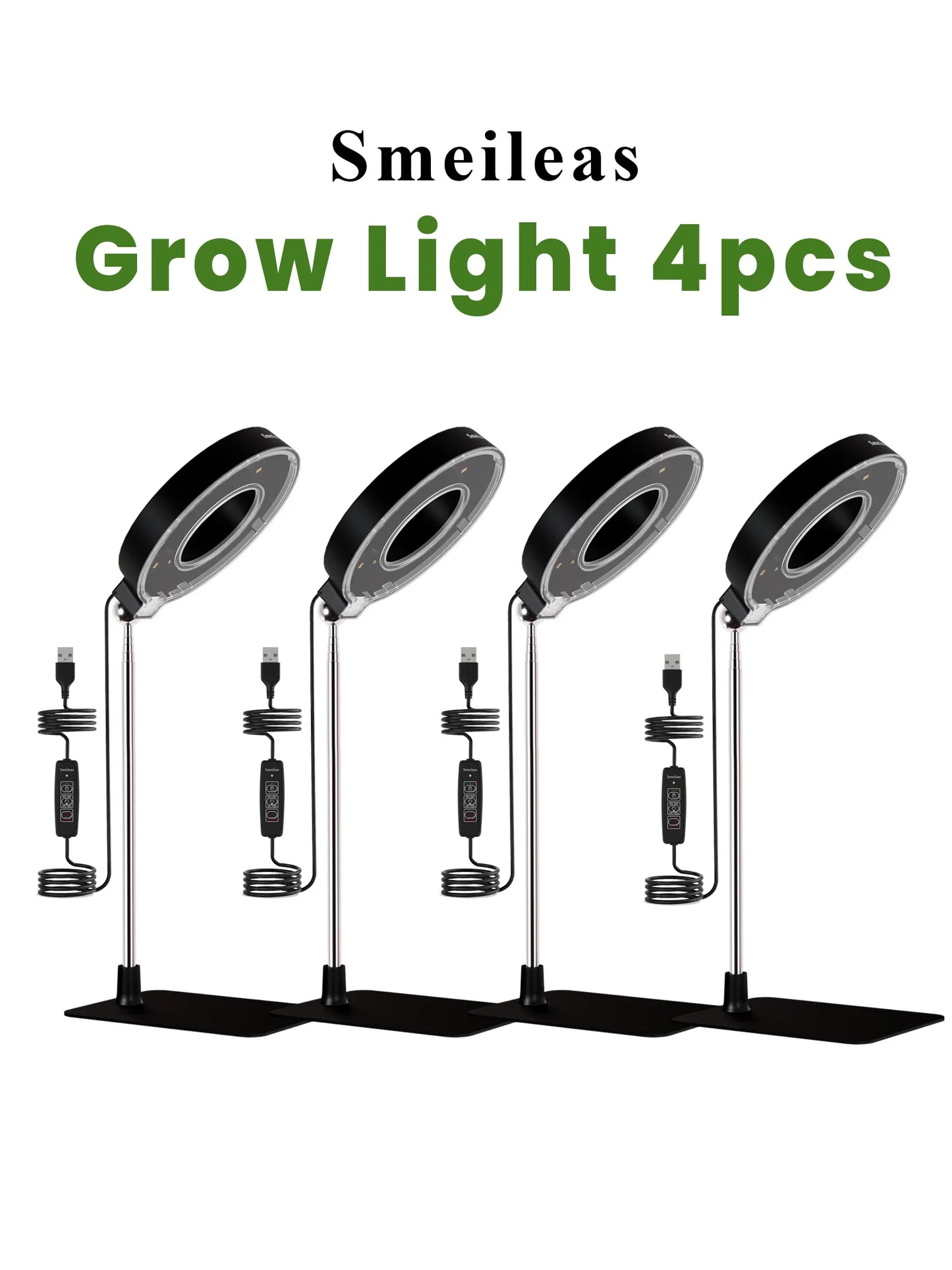 Smeileas Full Spectrum Led Grow Light For Plants And Seedlings
