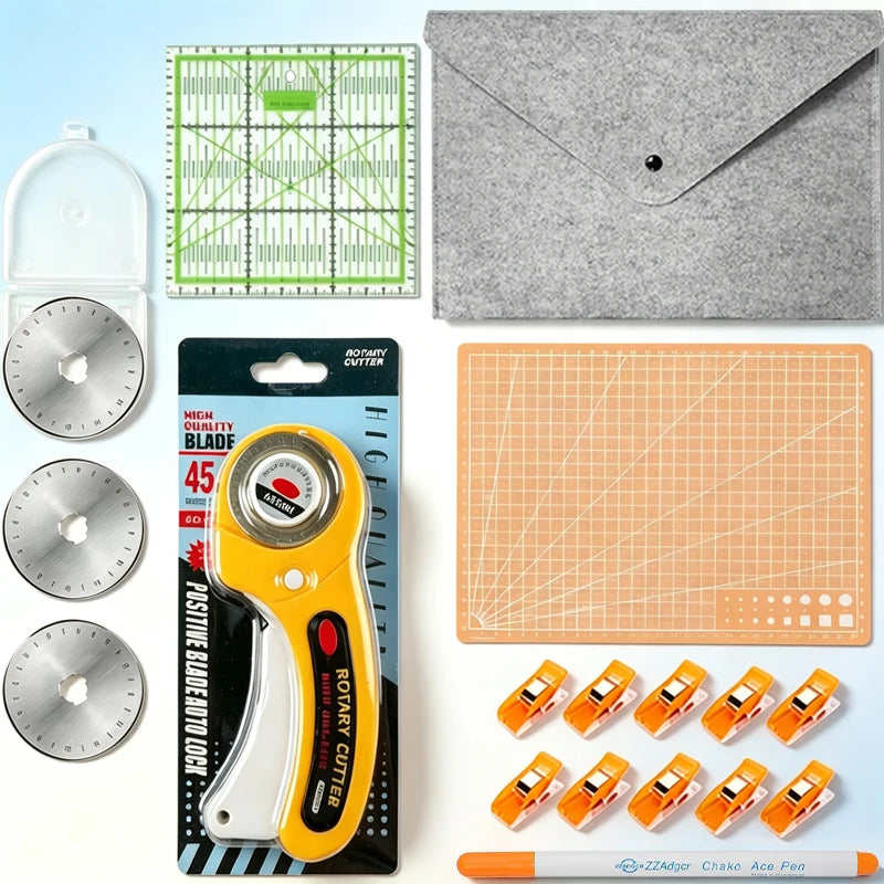 Professional Rotary Cutter And Cutting Board Sewing Set